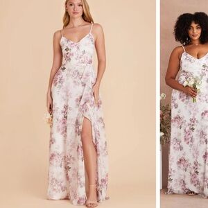 Birdy Grey Floral Maxi Dress in Pink and White